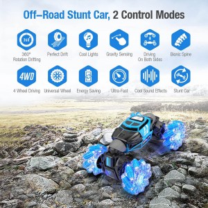Remote Control Gesture Sensor Toy Stunt Cars 5